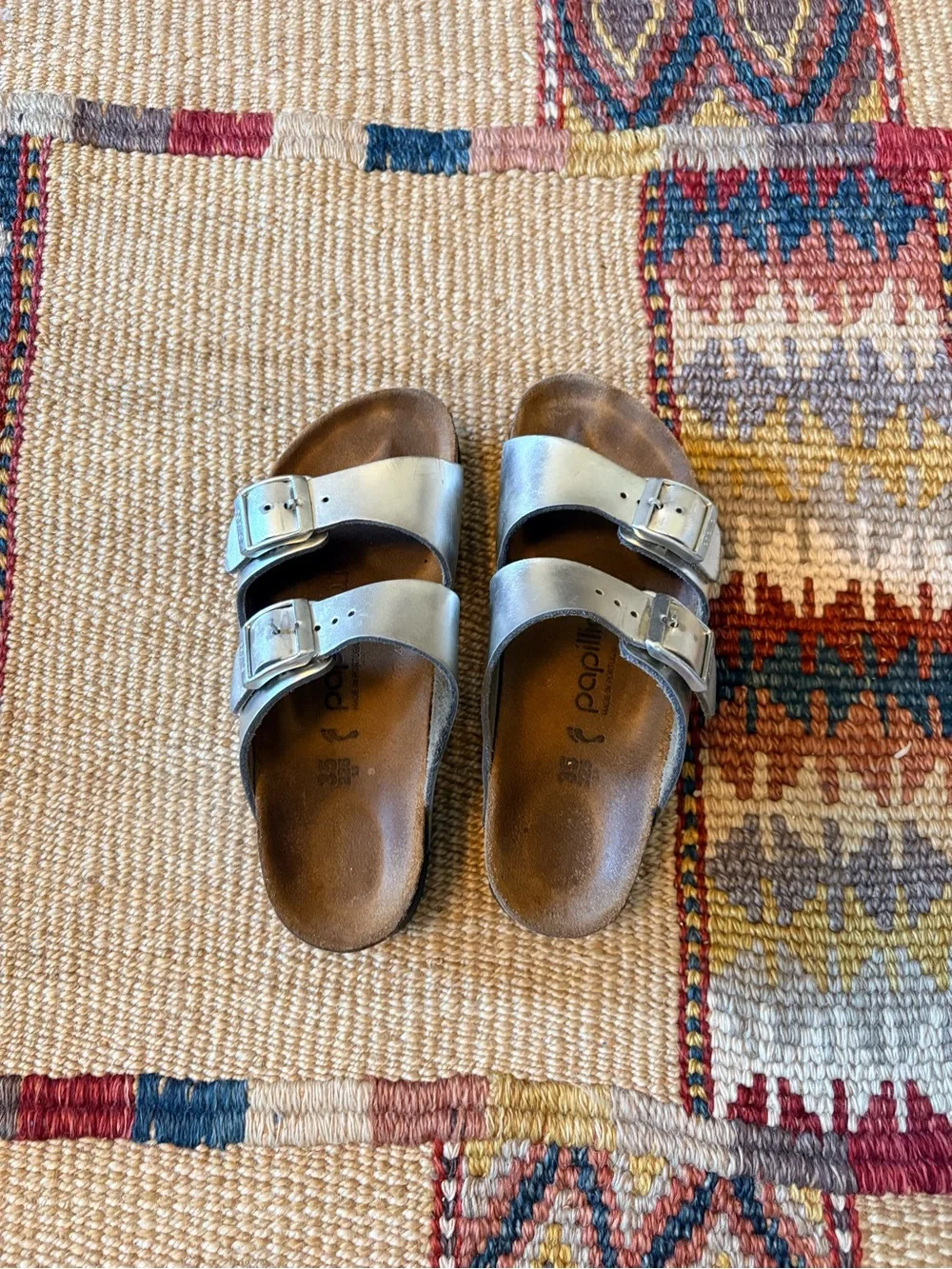 Birkenstock Papillio Arizona Platform Sandal - Silver 35 - Picture 5 of 5